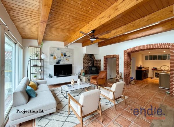 ALBI-La Madeleine: maison de caractère 150m2-4CH-jardin 562m2 (piscinable)