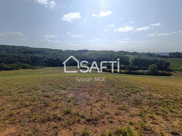 Terre agricole vue dominante