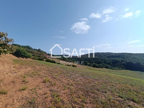 Terre agricole vue dominante