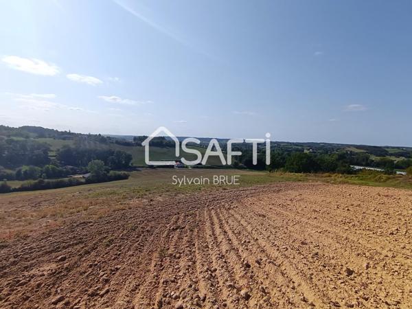 Terre agricole vue dominante