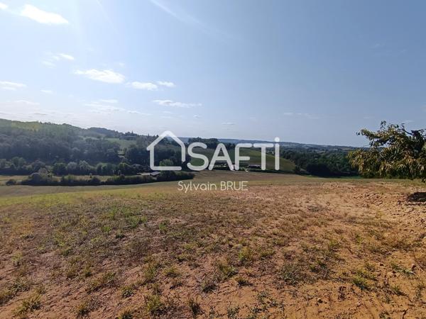 Terre agricole vue dominante