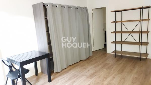 Studio meublé de 33.58m² proche gare avec parking