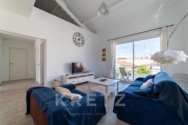 Maison de ville avec terrasses et garage à 150m de la plage