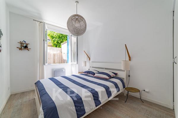 Maison de ville avec terrasses et garage à 150m de la plage