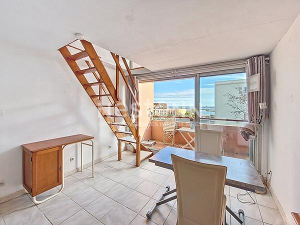 Duplex 39 m² avec vue sur la plage du Grazel