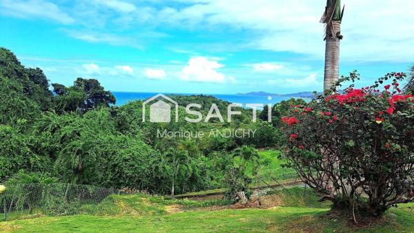 À VENDRE – SAINTE-MARIE (972) : PROPRIÉTÉ DE CARACTÈRE AVEC VUE MER