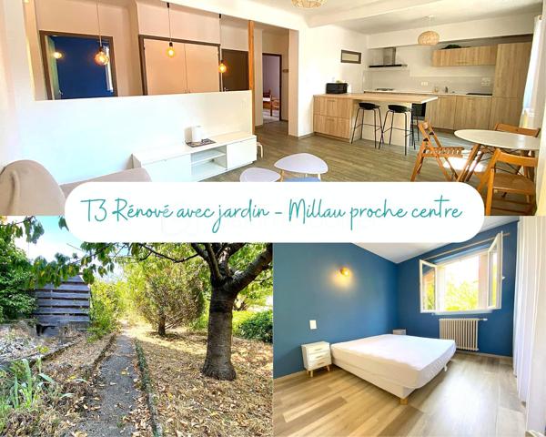 À proximité du centre-ville de Millau, venez découvrir cet agréable appartement T3 d'environ 65 m², situé en rez-de-chaussée d'une petite copropriété de seulement deux logements.

Son véritable atout ? 
Un jardin privatif, un avantage particulièrement appréciable et rare pour un appartement en ville, offrant un bel espace extérieur pour profiter des beaux jours, jardiner ou simplement se détendre.

L'appartement se compose d'une pièce de vie lumineuse avec cuisine ouverte entièrement équipée, de deux chambres confortables, d'une salle de bains et de WC indépendants.
L'espace nuit, avec ses deux chambres orientées côté jardin, bénéficie d'un environnement plus calme.

Autre véritable point fort : le bien dispose d’environ 42 m² de dépendances en rez-de-jardin, comprenant plusieurs espaces de stockage, un atelier, une chaufferie ainsi qu’une cave. Un volume annexe particulièrement appréciable pour ranger vélos, matériel et équipements de loisirs, créer un espace de bricolage ou encore envisager différents aménagements selon vos besoins.

🌿 Jardin privatif 219m²
✨ Appartement rénové
🛏️ 2 chambres côté jardin
🍽️ Cuisine ouverte et équipée
📦 Environ 42 m² de dépendances
🪟 Double vitrage
🏡 Petite copropriété de seulement 2 logements
💶 Faibles charges de copropriété
📍 Proximité du centre-ville, des commerces et des commodités

Résidence principale ou investissement

Actuellement exploité en location saisonnière, cet appartement offre également différentes possibilités selon votre projet : résidence principale, pied-à-terre, location meublée à l'année ou poursuite de l'activité de location saisonnière.

À la demande de l'acquéreur, le logement pourra être vendu meublé et équipé, permettant notamment à un investisseur de poursuivre son exploitation sans avoir à rééquiper entièrement l'appartement.

Un bien fonctionnel qui se démarque sur le marché millavois par la combinaison particulièrement intéressante d'un T3 avec jardin privatif et importantes surfaces annexes.

📞 Pour tout renseignement complémentaire ou pour organiser une visite, contactez moi.
🎥 Vidéo disponible sur demande.

Laetitia Criado – BSK Immobilier
📱 06 61 20 65 41