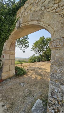 Château médiéval perché sur une colline avec 7 hectares à 15mins de Bordeaux