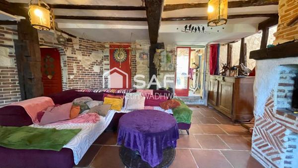 Maison de campagne 4 chambres avec grand terrain calme !