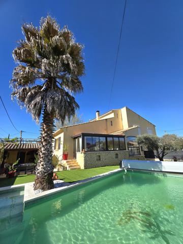L'Isle-sur-la-Sorgue (84800) Villa 185m²- maison principale et appartement indépendant - Piscine - Terrain 728m²
