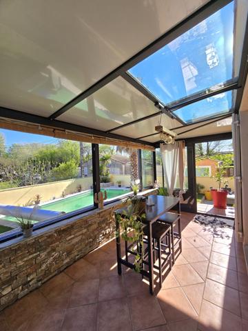 L'Isle-sur-la-Sorgue (84800) Villa 185m²- maison principale et appartement indépendant - Piscine - Terrain 728m²