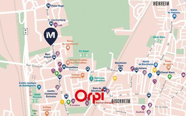 Appartement à vendre    2 pièces • 42,57 m2 Bischheim