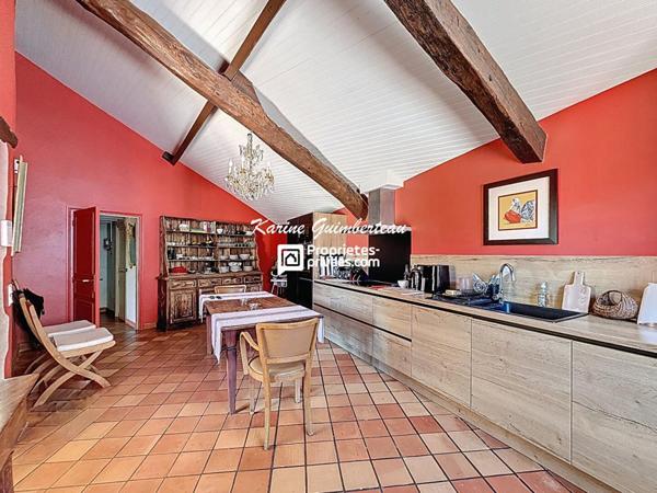 Maison de campagne avec vue dominante + piscine + gîte