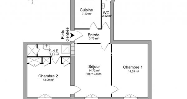 Location Appartement 3 pièces 59.62 m² - Paris 75006