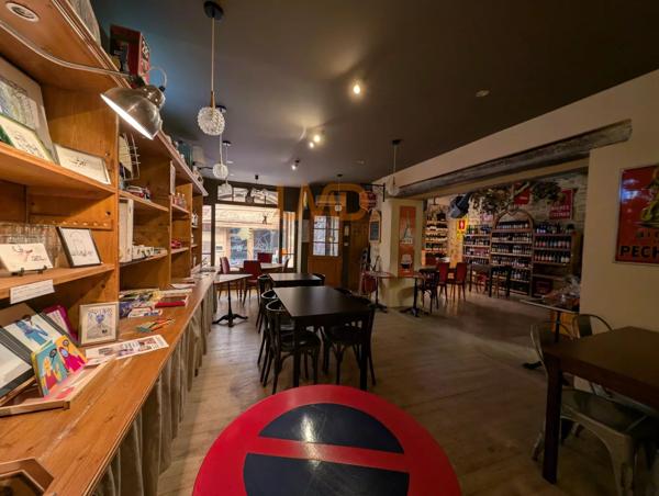 Local commercial bar a bière, Mur et Fond de commerce