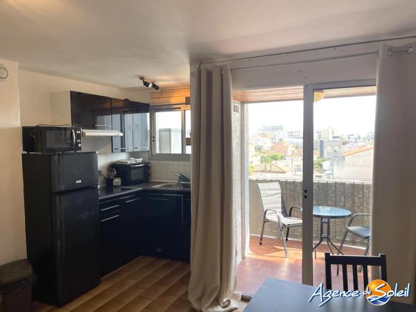 Appartement à Canet-en-Roussillon Beau studio vue mer