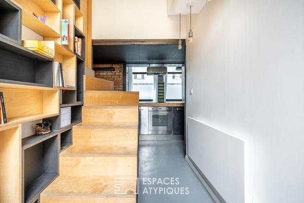 Appartement esprit loft avec terrasse