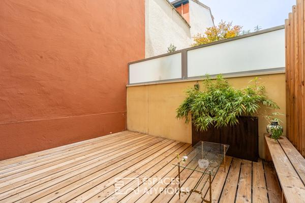Appartement esprit loft avec terrasse