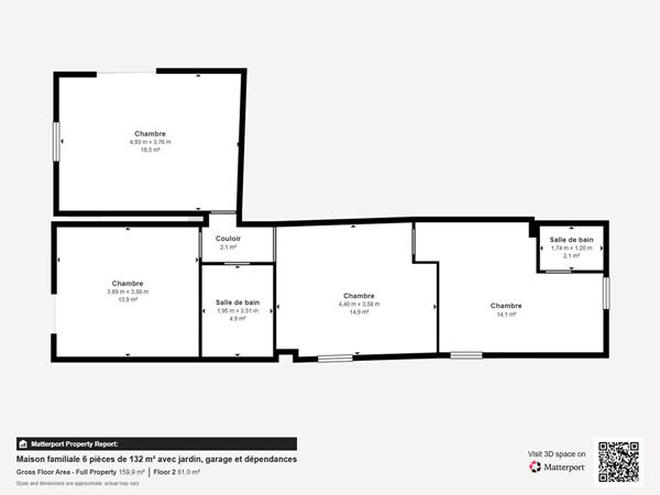 Maison familiale 6 pièces de 132 m² avec jardin, garage et dépendances