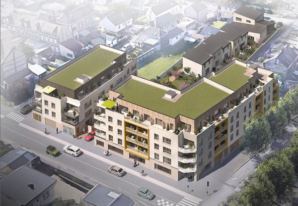 Appartement Neuf Sotteville Les Rouen 2 pièces 41 m2