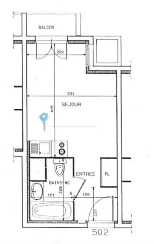 Appartement
                                                                                                                                                                                                                                                                                                                        1 pièce(s)                                                                                                                                                                                                                                                                                                                              19  m²