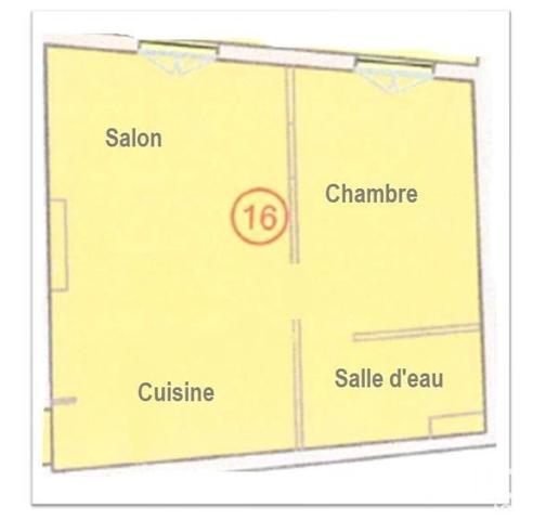Appartement 2 pièces de 35 m² à Paris (75011)