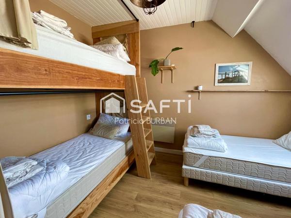 Maison rénovée, 5 Chambres, 138 M2 proximité plage