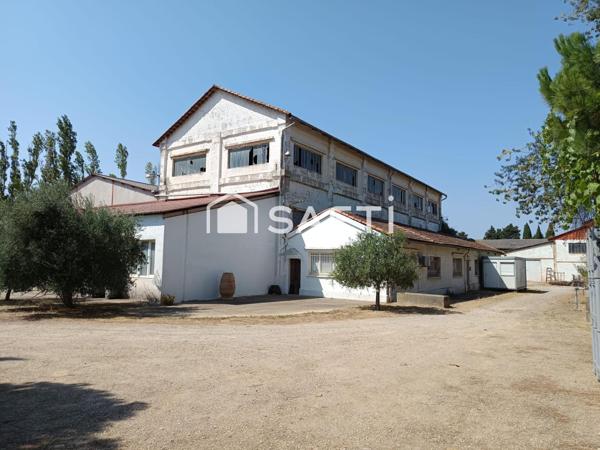 BATIMENTS SUR 6749 M2 DE TERRAIN EN BORD DE RN 113