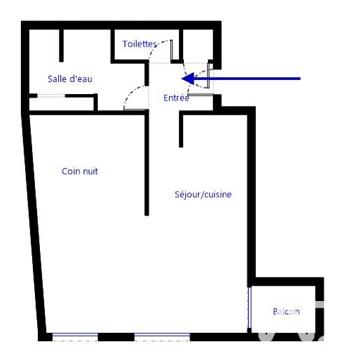 Location studio 35 m² Saint-Nazaire