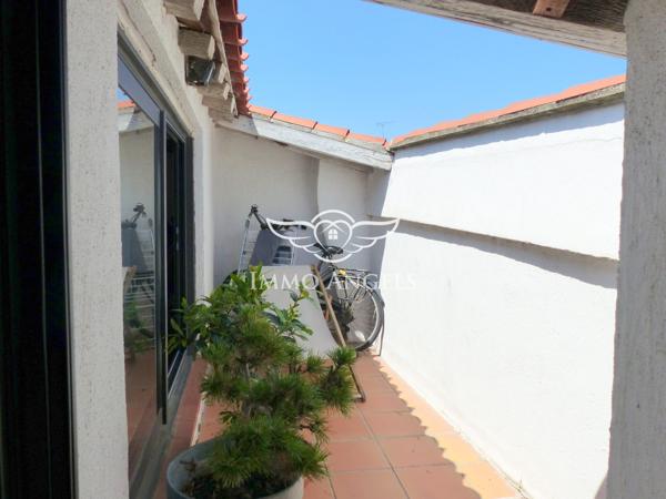 T4 125m² utiles, dernier étage, terrasse