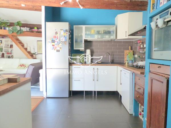 T4 125m² utiles, dernier étage, terrasse