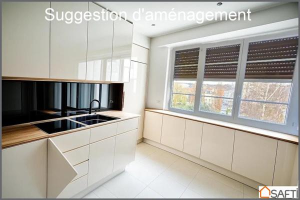 Appartement spacieux, lumineux, vue sur la Touque et Basilique