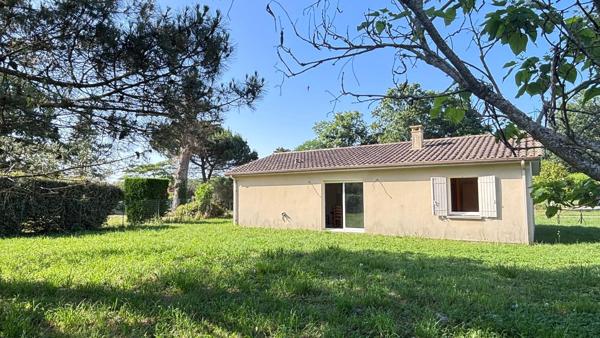 Maison 3 pièces, garage attenant, jardin