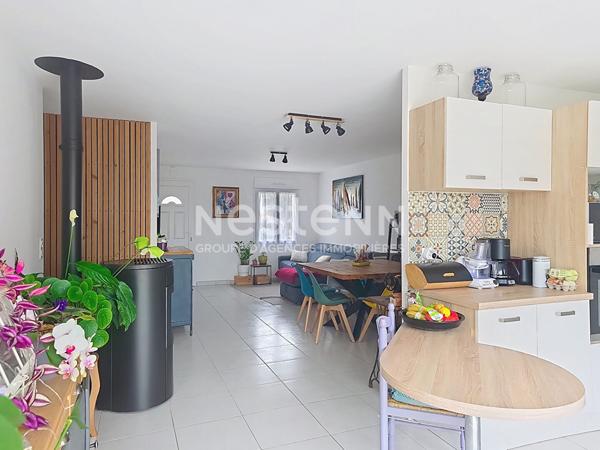 Maison de plain pied, 3 chambres, garage, jardin située à LUÇON