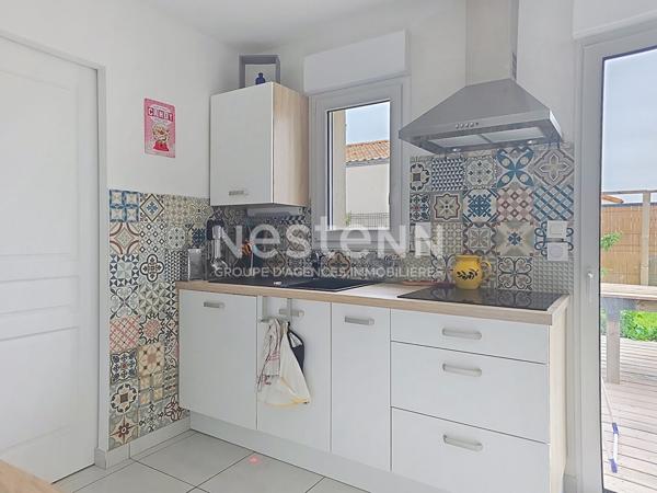 Maison de plain pied, 3 chambres, garage, jardin située à LUÇON