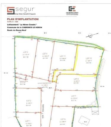 Terrain à Batir à vendre à Chérencé-le-Héron dans la Manche (50800), ref : 65