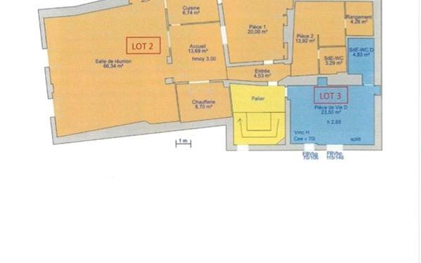 Appartement à vendre    1 pièce • 142 m2 Béziers