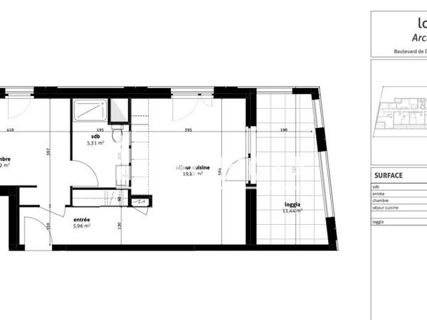 Location Appartement 2 pièces 44.52 m² - Strasbourg 67000
