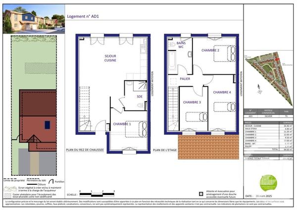 Maison à vendre  5 pièces - 94 m 2   BIGANOS  - 33