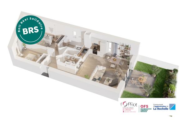 LE CHAT QUI DORT LA ROCHELLE – APPARTEMENT T3 – LOT 103