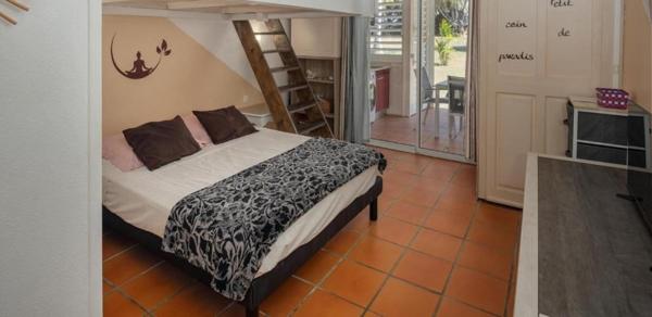 T2  Anse des Rochers - Rez de jardin - Côté mer - Vue piscine - Meublé