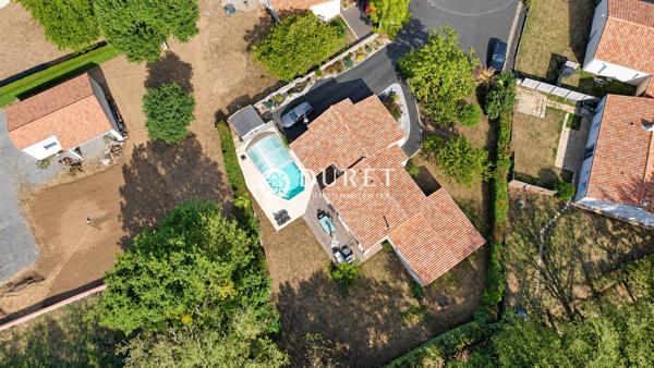 Plain-pied 4 chambres avec piscine