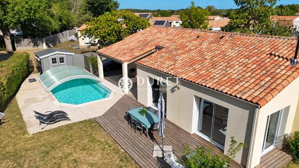 Plain-pied 4 chambres avec piscine