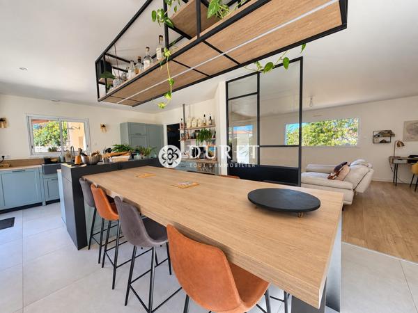 Plain-pied 4 chambres avec piscine