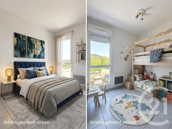 Appartement T3 à vendre  3 pièces - 64,30 m 2   ST CHRISTOL LES ALES  - 30