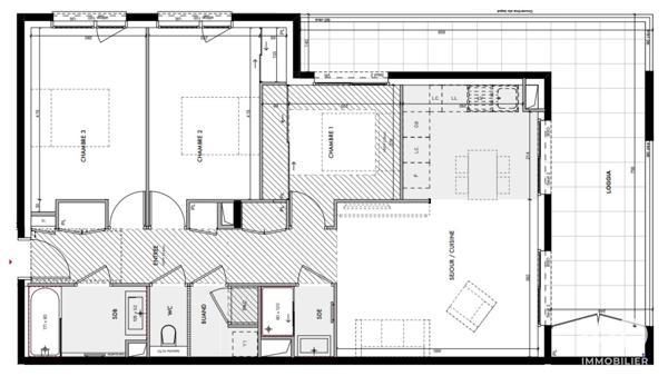Appartement à vendre 4 pièces 86 m² Sainte-Foy-lès-Lyon