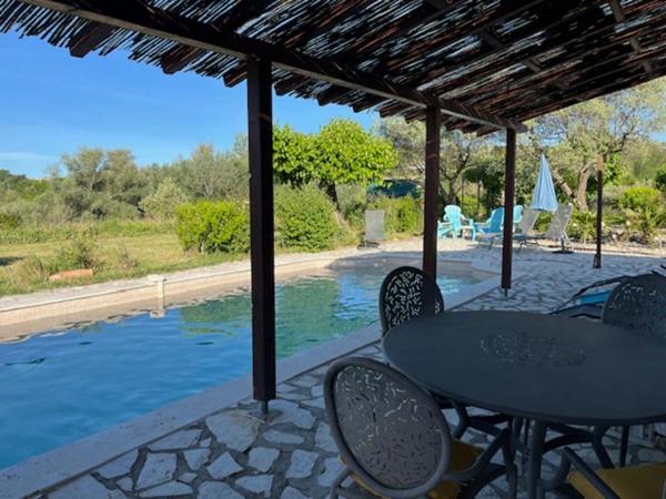 Maison en pierre avec piscine sur 8500 m² de terrain Bessas 10 pièce(s) 244 m2