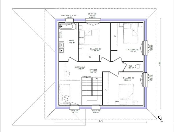 Messery - Chamois Construction
Un projet d’une maison individuelle est proposé au prix de 695.000€.