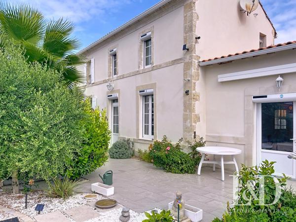 Royan : maison charentaise 3/4 chambres, garage et jardin