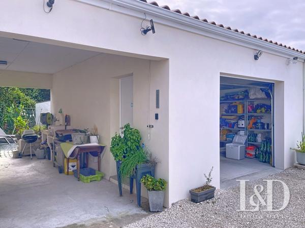 Royan : maison charentaise 3/4 chambres, garage et jardin